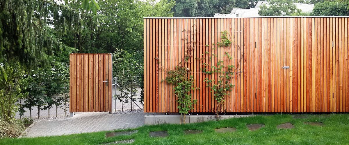 Fassade Velounterstand, Wassergrabenstrasse